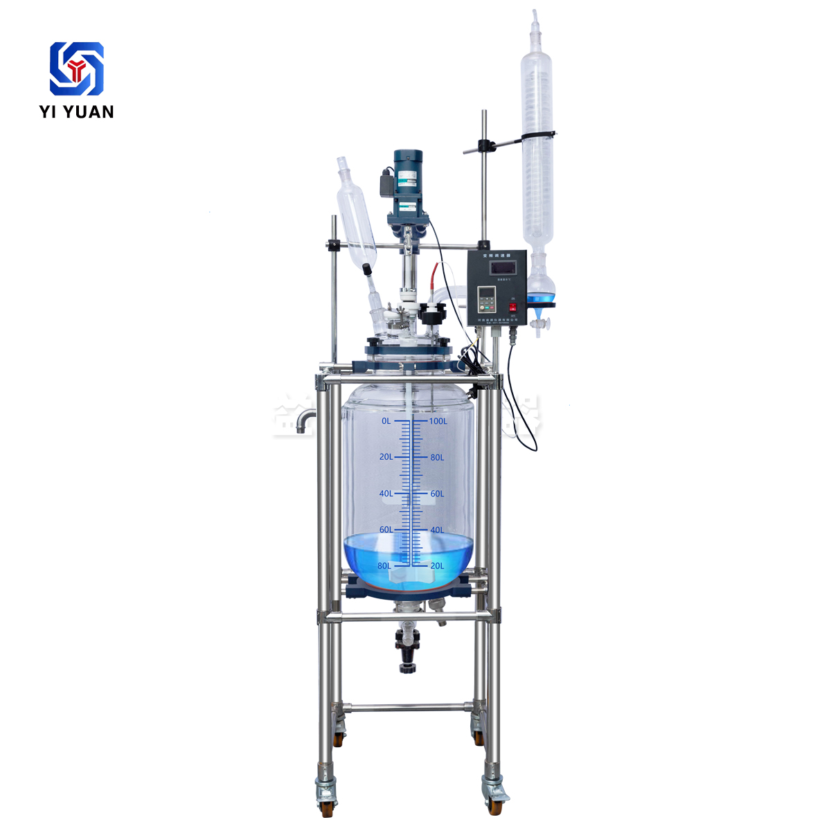 100L雙層玻璃反應釜