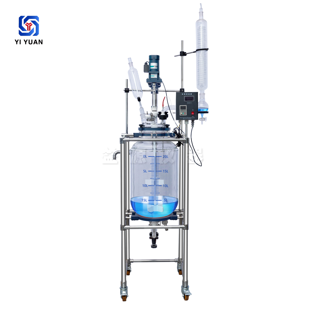 20L雙層玻璃反應釜
